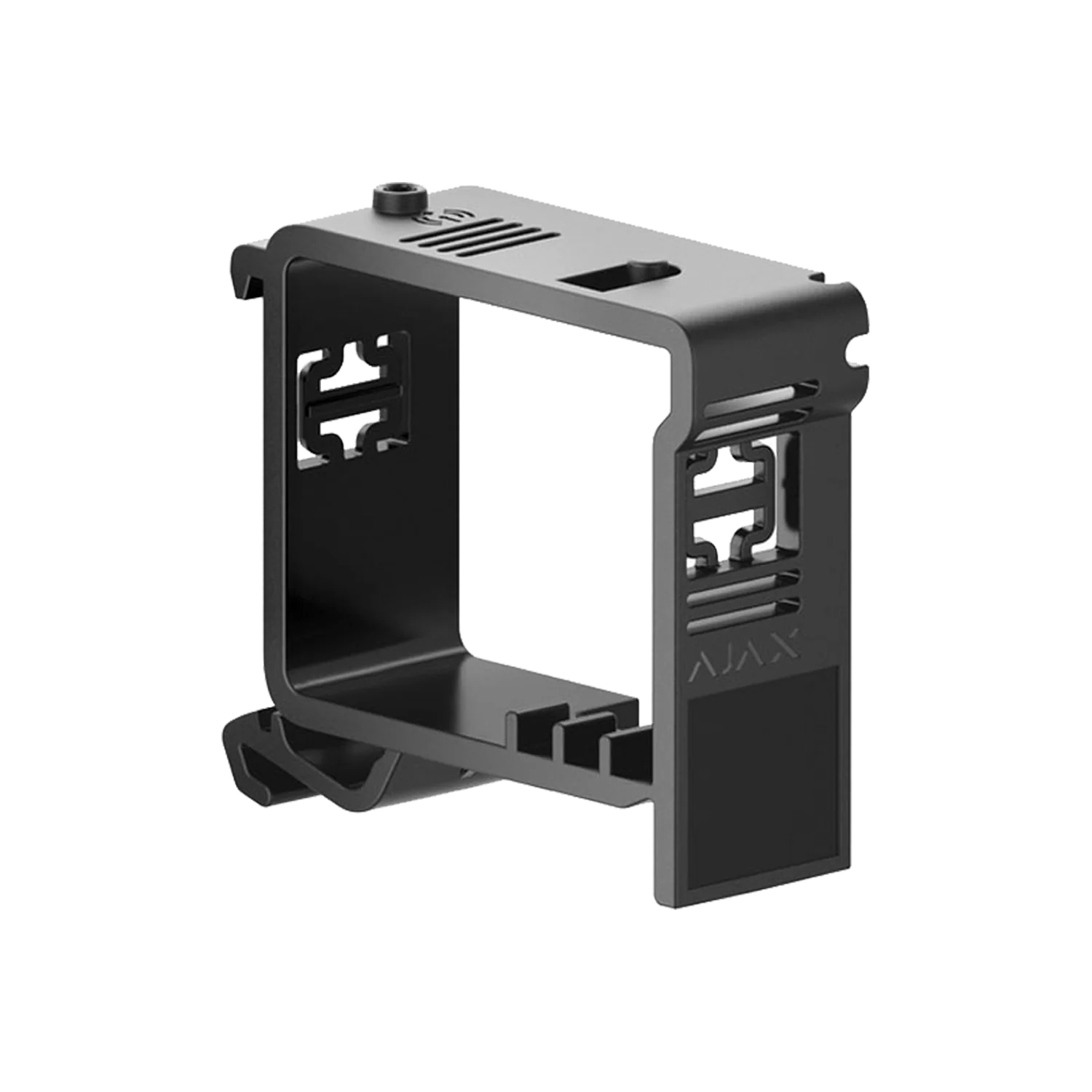 AJAX DIN Holder Black Mounting Bracket for Relay Devices – 35mm DIN Rail | AJAX#40696