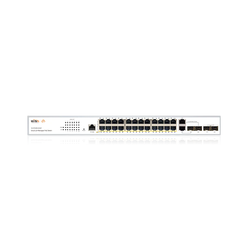 Wi-Tek WI-PCMS328GF V2 Giga Cloud Managed 24-Port PoE Switch