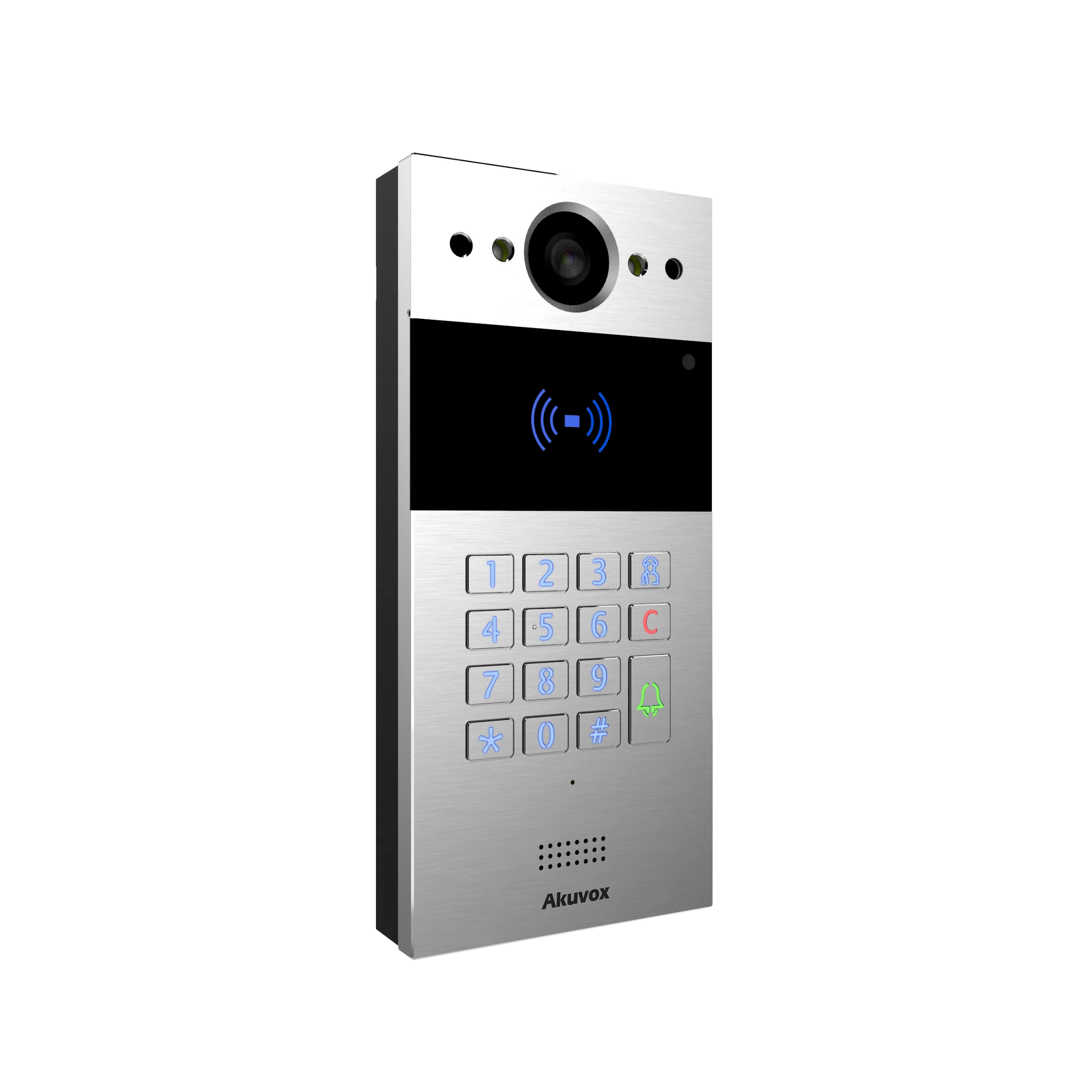 Product Title Akuvox R20K Keypad IP Video Door Phone – 2MP Camera, SIP, Dual-Frequency RFID, H.265, PoE, Surface & Flush Moun SKU:R20K-SEC