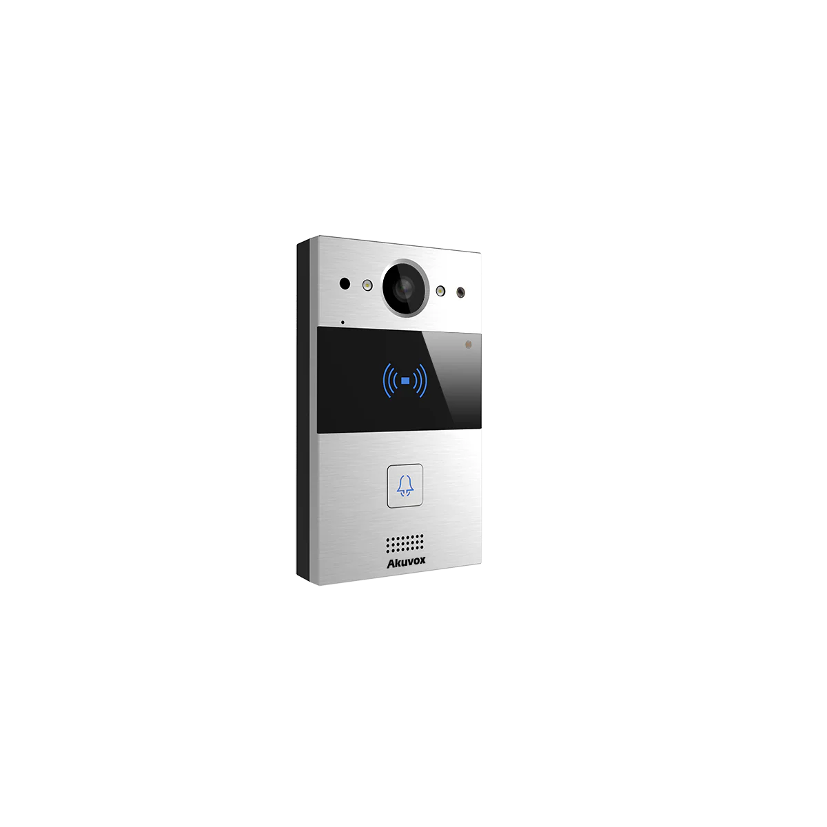 Akuvox R20A-2 2-Wire SIP Video Door Phone | 1-Button Outdoor Station with 2MP Camera, RFID, IP65 – Narrow Space Surface/Flush Mount