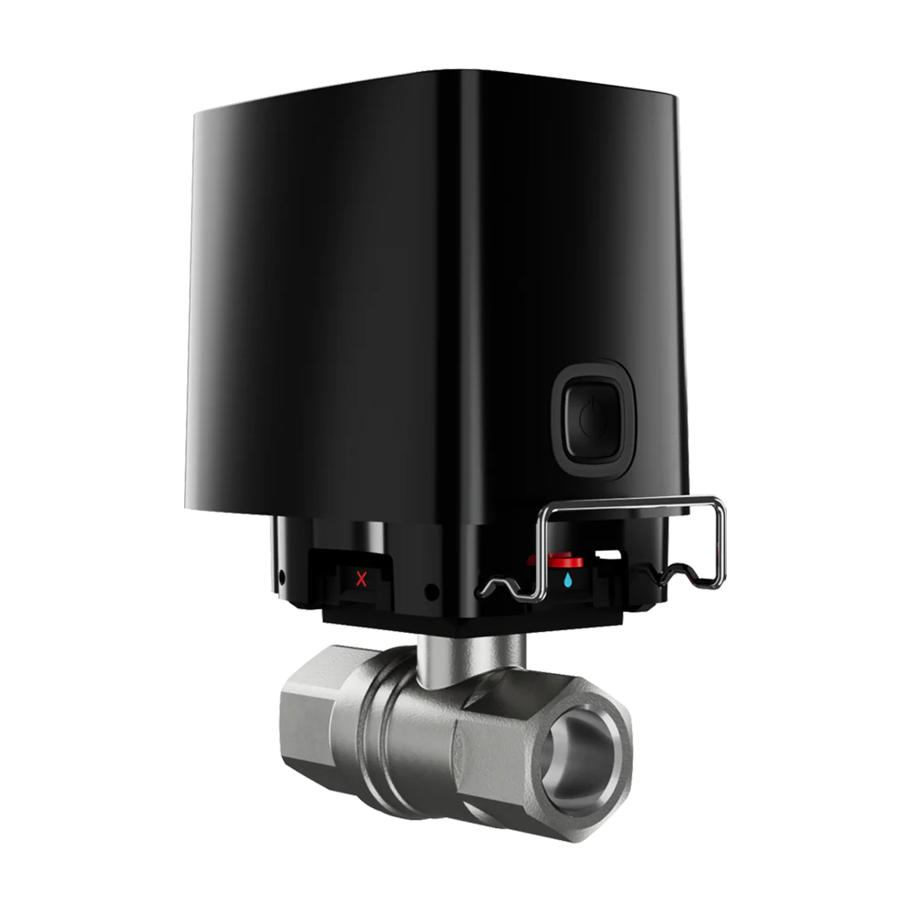 AJAX#62604 Ajax WaterStop 3/4" (DN20) Jeweller Wireless Smart Water Shutoff Valve – White / Black