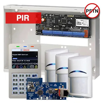 BOSCH Solution 6000 PROMO Alarm Kit – CC615PB IP Panel + CP736B Prox LCD Keypad + 3x PIR Detectors + MY751 Ethernet Module + Metal Enclosure – DIGITALDEALSKIT05