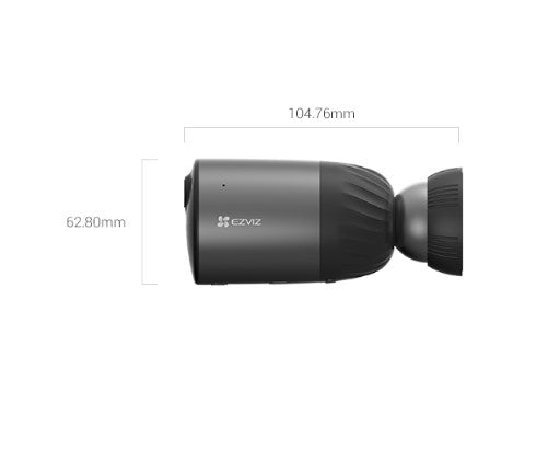 EZVIZ CS-BC1C ईलाइफ बैटरी चालित वायरलेस आउटडोर स्मार्ट वाई-फाई कैमरा + सोलर पैनल