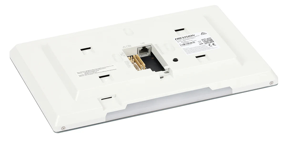 Hikvision DS-KH9510-WTE1(B) + DS-KV6124-WBE1 IP Video Intercom Kit – Smart Touchscreen Indoor Station with Villa Door Station (Intercom Kit)