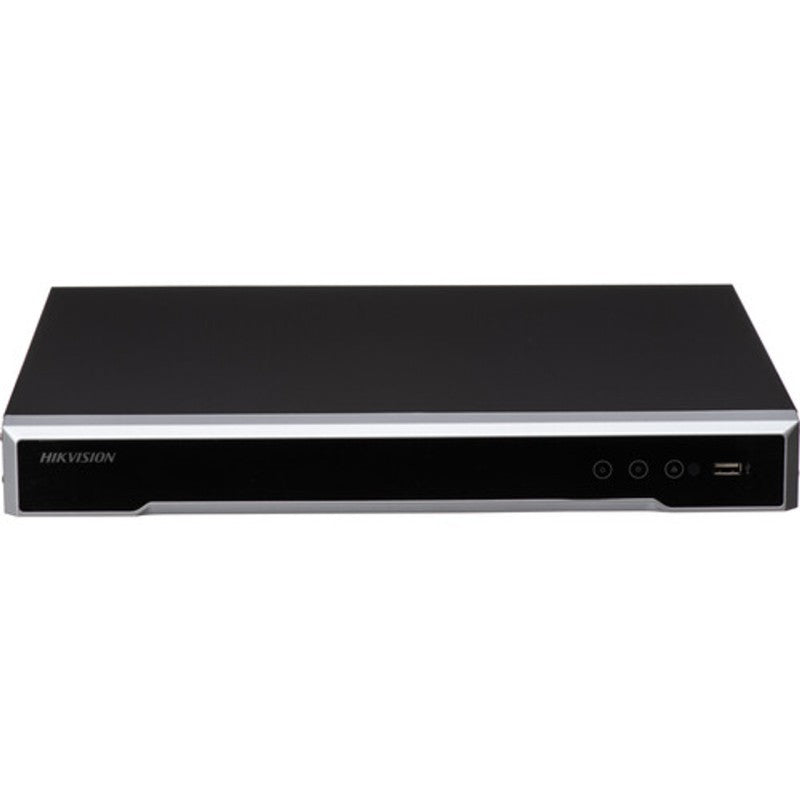 Hikvision 7616NI-M2/16P 16 channel M-Series PoE NVR, 256Mbps, 8K, 2 Bay, 1RU with HDD