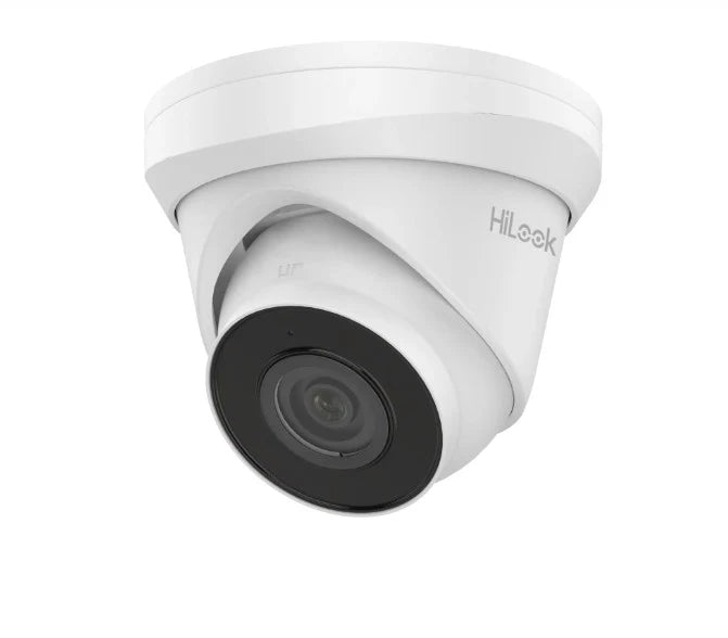 HiLook 4x 4MP आईपी कैमरा IPC-T240H-MU (काला) + Hilook 4 चैनल PoE NVR 4K + WD HDD किट