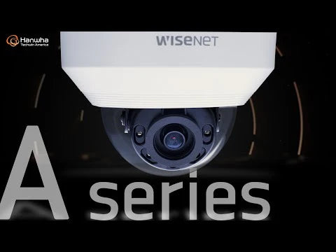 Hanwha Wisenet HV-ANV-L7082R 4MP IR Outdoor Vandal Dome IP Camera with Motorized Varifocal Lens and WDR
