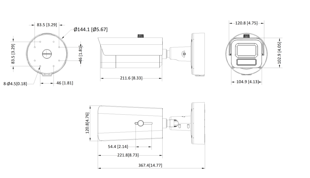 Hikvision iDS-2CD7A46G2/P-IZHS(Y) 4MP DeepinView ANPR Moto Varifocal IP Bullet Camera – DarkFighter 2.0, 150dB AWDR, LPR, AI Vehicle Analytics, IP67 & IK10 – Non-5G