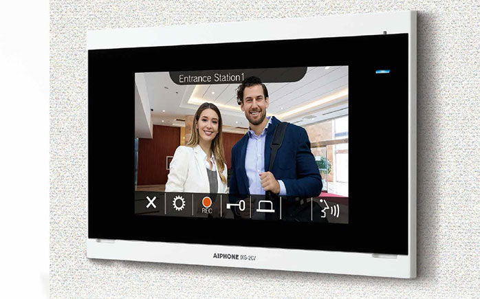 AIPHONE  IXG-2C7 IX Apartment Series, IP Video Master station, 7" Touchscreen, PoE, SD card slot