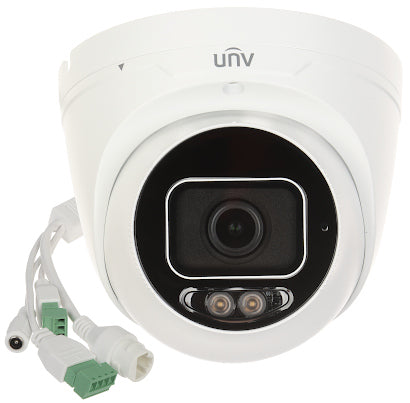 PRIME-III Series 8MP/4K IP CCTV Camera (White) - AI-Enhanced with Color Hunter IR IPC3638SE-ADF28K-WL-I0