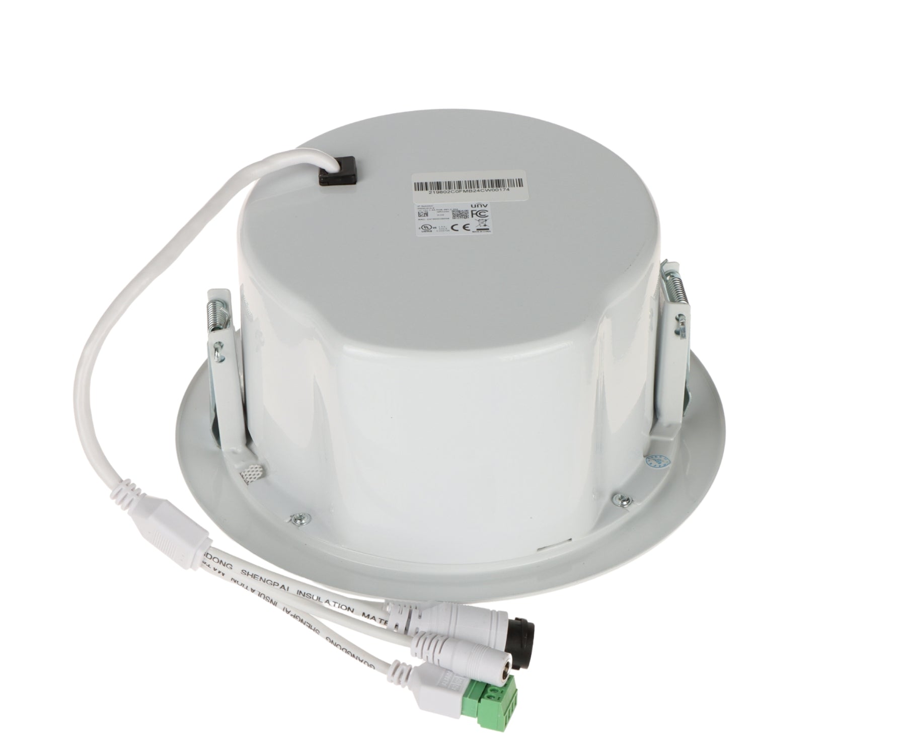 Uniview IPS301015-S 15W PoE Ceiling IP Speaker with Two-Way Audio & ONVIF Integration