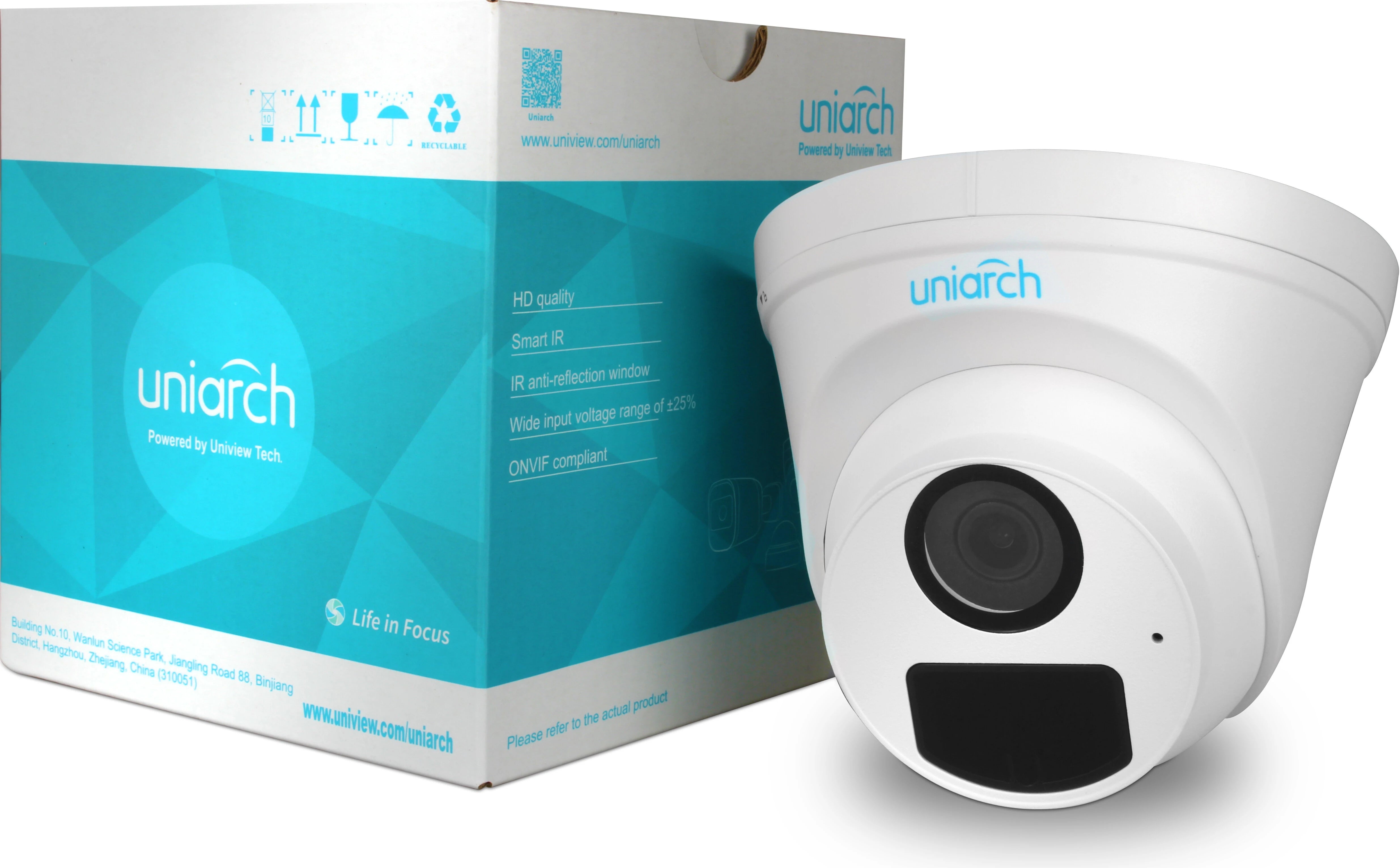 Uniarch U-IPC-T115-PF28 5MP Fixed Turret CCTV Network IP Camera
