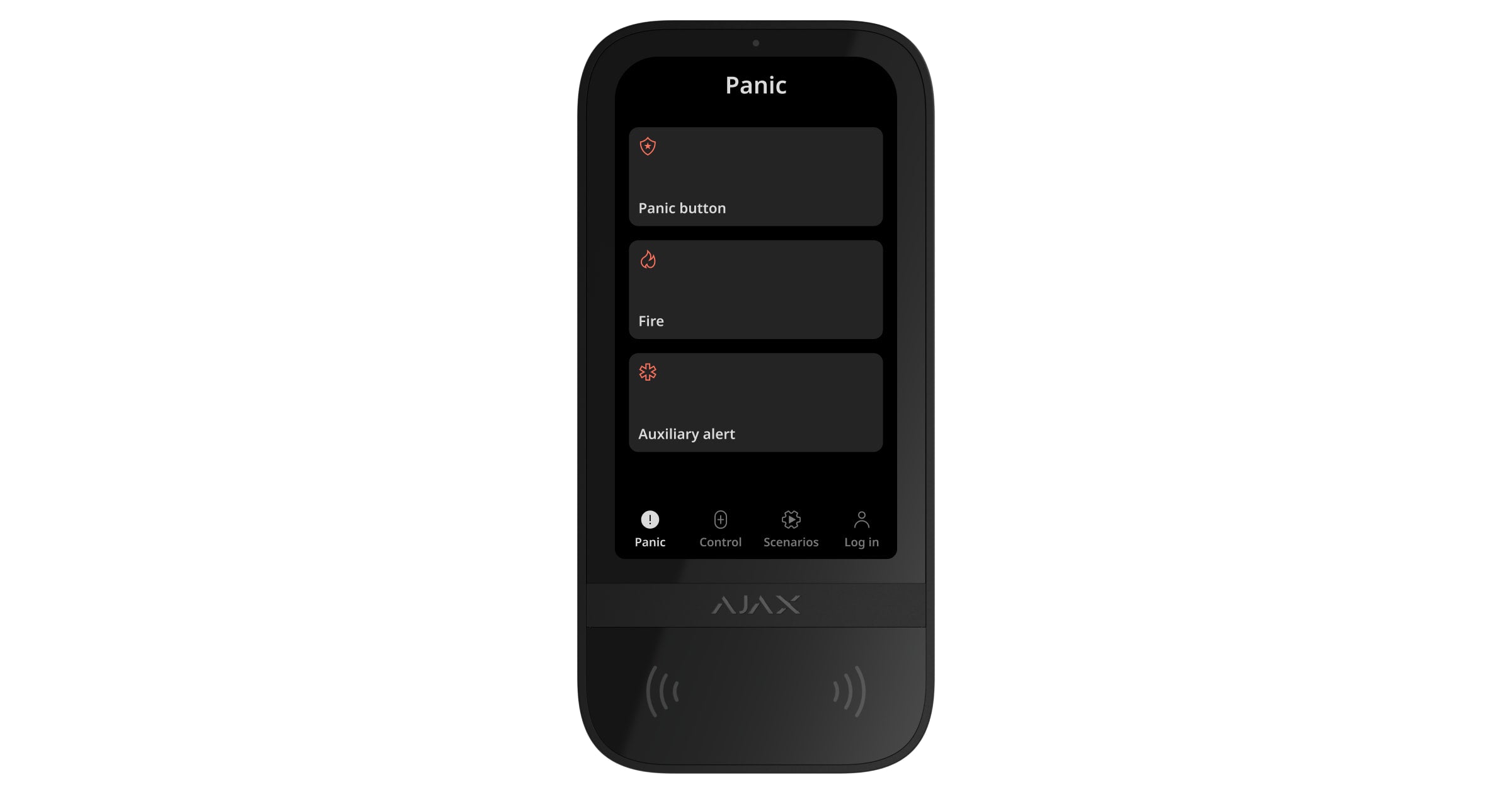 AJAX Keypad Touchscreen (White / Black) (contact for price)