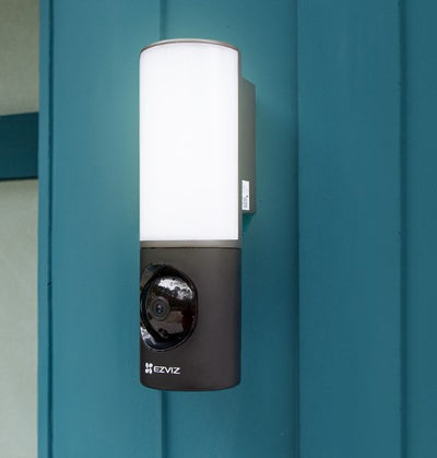 EZVIZ LC3 Smart Security Wall-Light 4MP, AI Powered, night vision,two-way talk Camera