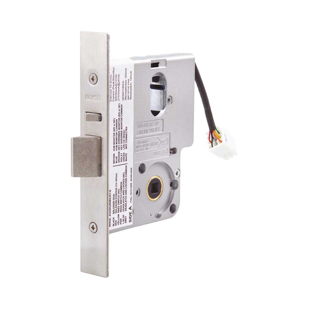 LOCKWOOD 3570ELM1SC Electric Mortice Primary Lock (Monitored, 1 Cylinder)