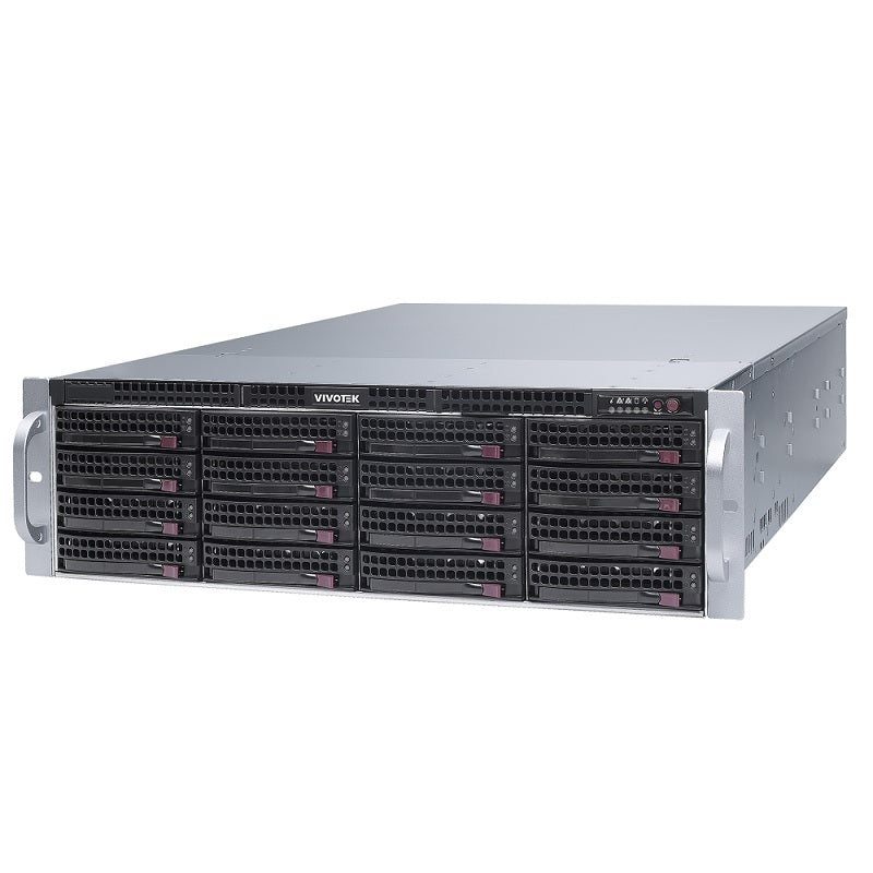 NR9682-V3 64-Channel 16-Bay Network Video Recorder Server | VSS Pro Inside | RAID 0/1/5/6/10/50/60 | 920W Redundant Power | 2.5GbE Dual LAN | 8K Display