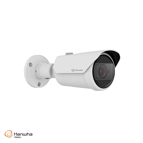 Hanwha Vision QNO-C8023R 5MP AI IR Bullet Security Camera Q Series (Q-Core) – Outdoor PoE, Smart Analytics, 30m Night Vision, IP66 IK10 Rated