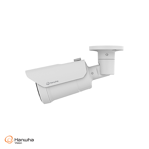 Hanwha Vision QNO-C8023R 5MP AI IR Bullet Security Camera Q Series (Q-Core) – Outdoor PoE, Smart Analytics, 30m Night Vision, IP66 IK10 Rated