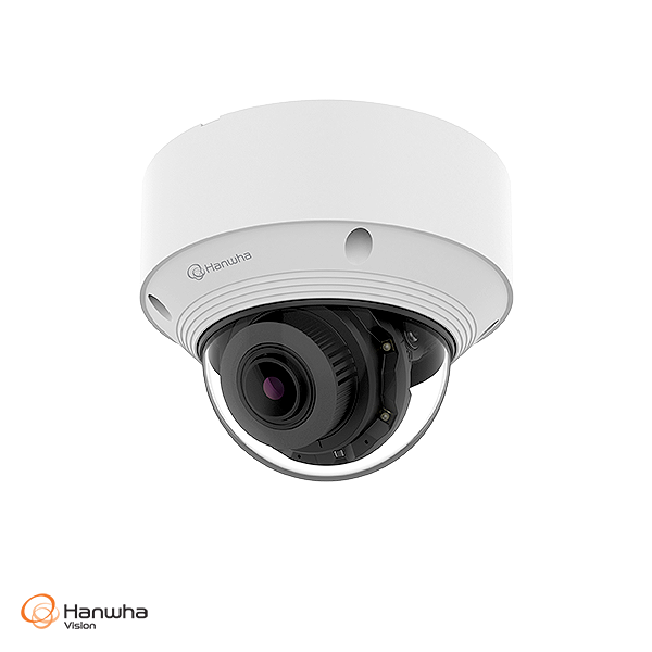 Hanwha Vision QNV-C9083R –  Q-Core 8MP AI IR Vandal Dome AI Camera