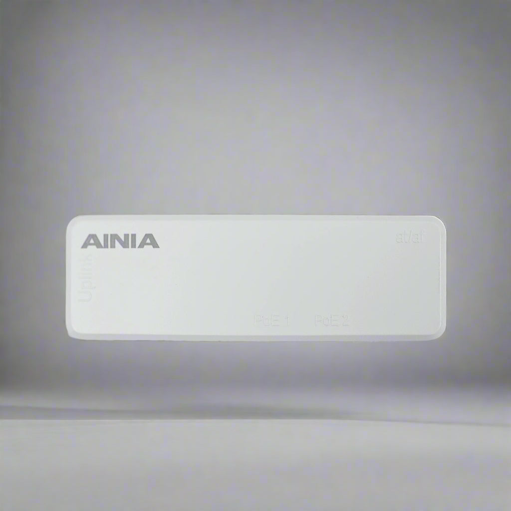 AINIA PE-03I PoE Extend Switch | AI Watchdog | IEEE802.3 af/at/bt | 60W Max Input | 500m Transmission