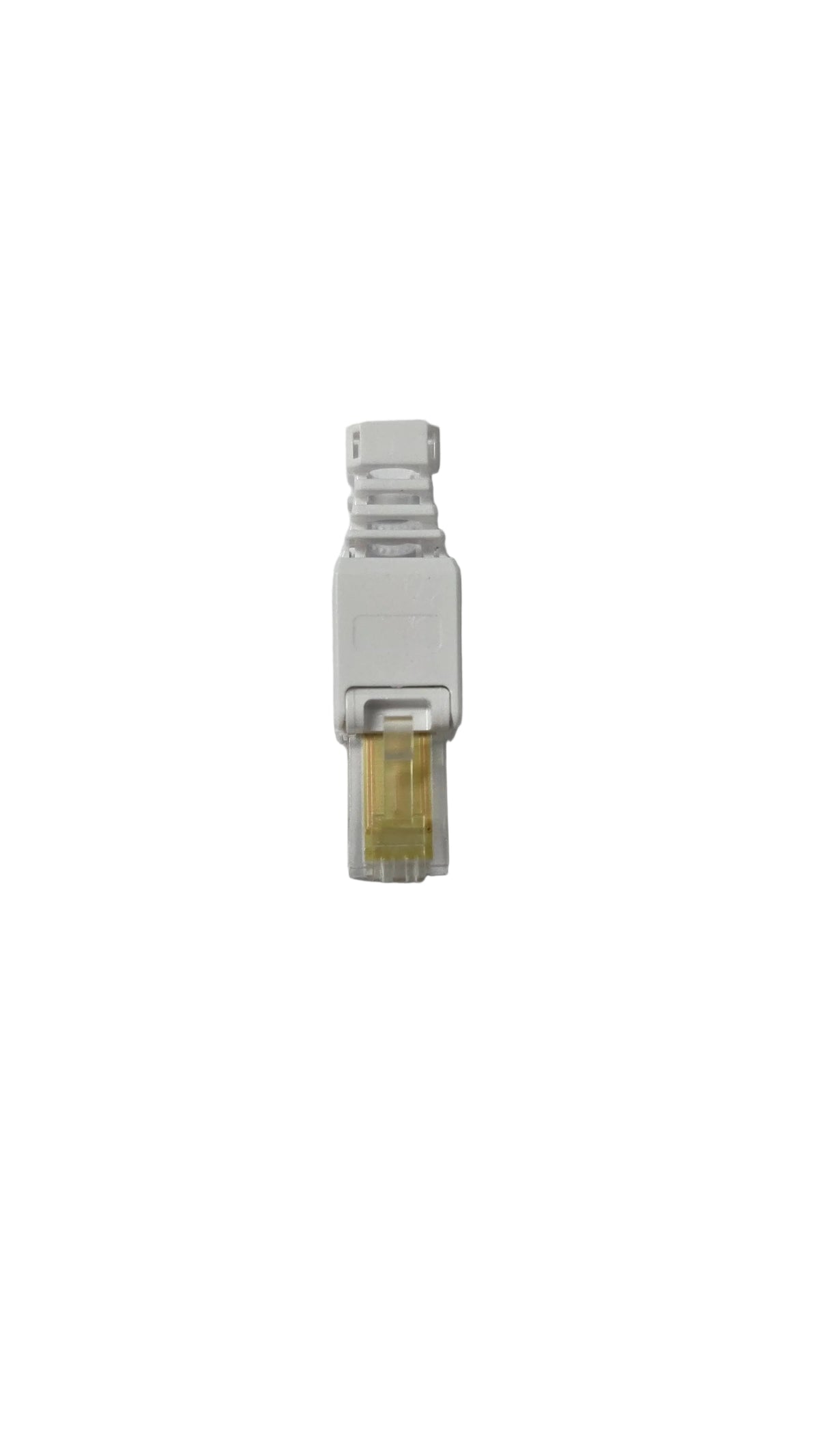 White RJ45 Tool-less Connector 8P8C Cat5e Ethernet Cable Plug for CCTV, PoE & Network Cabling