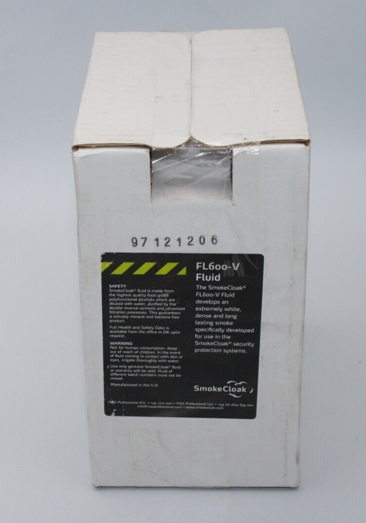 SmokeCloak® FL600 Fog Fluid Refill – 1 Litre | High-Density, Long-Lasting Security Fog Fluid