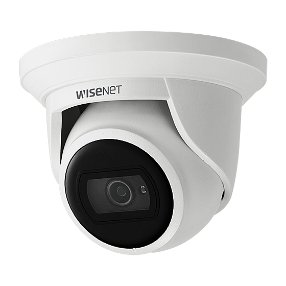 Wisenet Q 监控套件 4x Wisenet QNE-8011R / 5MP H.265 NW IR 平眼摄像机，8CH 8M H.265 NVR，带 PoE 交换机 + 4TB HDD CT-QNE-KIT-8CH4CAM