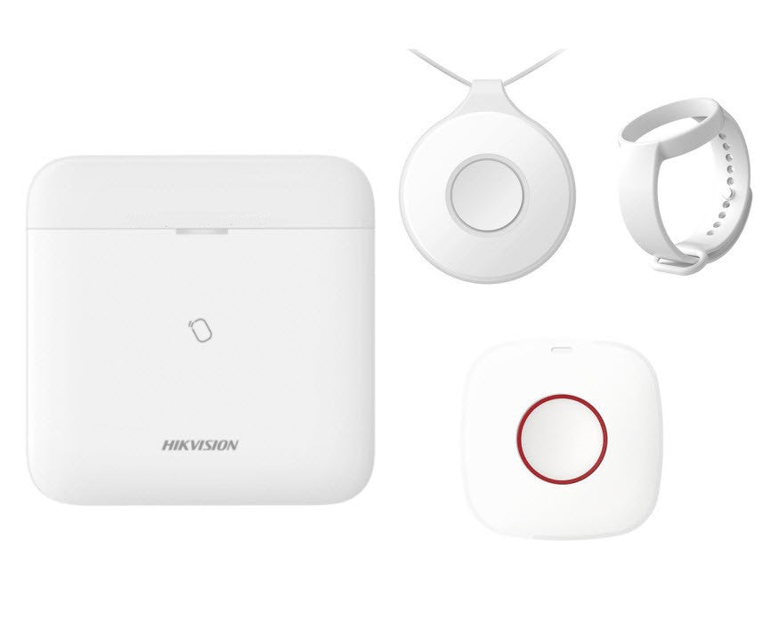 Hikvision AX PRO Duress Silent Alarm Security Kit – Control Panel, Panic Buttons