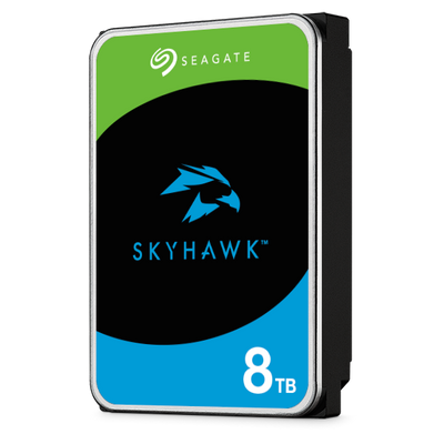 Seagate SkyHawk 8TB 3.5" Surveillance HDD – ST8000VX010 | CCTV NVR/DVR Hard Drive, SATA 6Gb/s, 256MB Cache