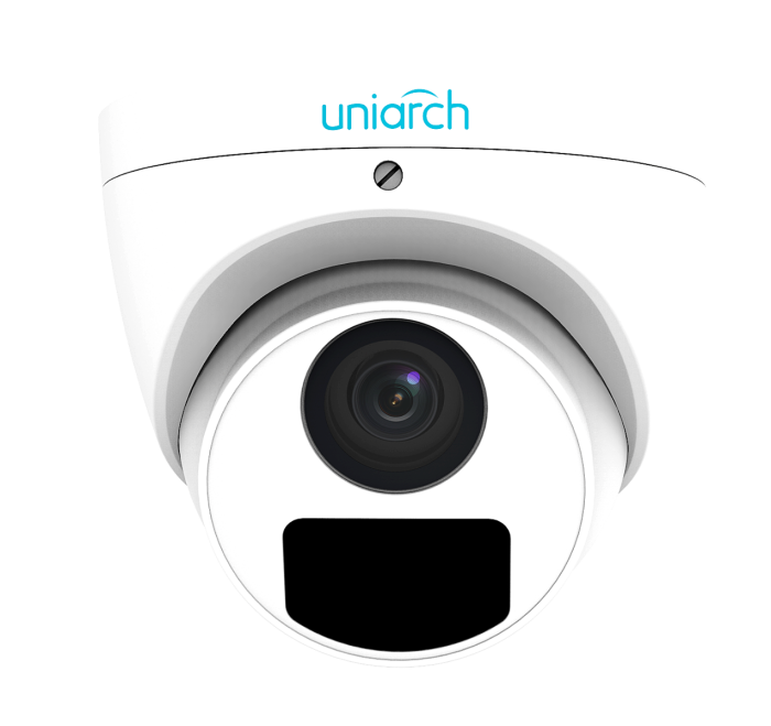 Uniarch Surveillance Kit with 2x Uniarch 5MP Turret CCTV IP Camera and 4CH NVR with PoE Switch plus 2TB HDD