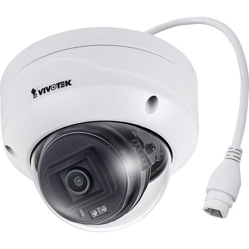 VIVOTEK FD9380-H 5MP Outdoor Fixed Dome IP Camera with Smart IR, WDR Pro, H.265, SNV, IP66/IK10, PoE, 2.8mm or 3.6mm Lens Options