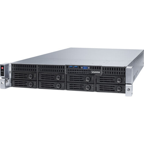 NR9581-V3 32-Channel 8-Bay Network Video Recorder Server | VSS Pro Inside | Redundant Power | RAID 0/1/5/6/10/50/60 | Dual LAN | 4K/8K Display Support