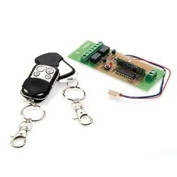 BOSCH WE800EV2 receiver and 2x HCT4 4 button key fob transmitters (stainless)