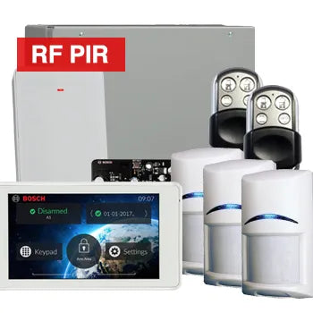 Bosch Solution 4000 Wireless Alarm Kit with Touchscreen Keypad and 3 PIR Detectors – K4000-3WPIR-TS5-PREM