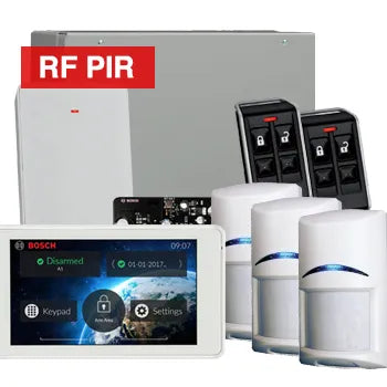 Bosch Solution 4000 Wireless Alarm Kit with Touchscreen Keypad and 3 PIR Detectors – K4000-3WPIR-TS5-PREM
