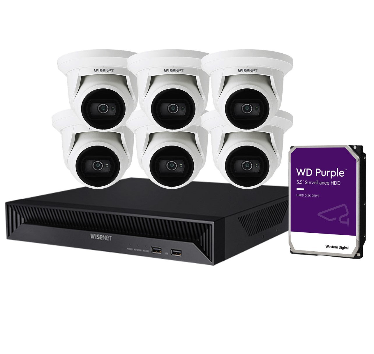 Wisenet 5mp security store system