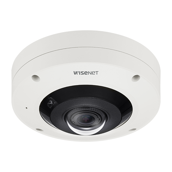 Hanwha Vision Wisenet X-Series HV-XNF-9010RV 12MP 4K IR Vandal-Dome Fisheye Camera – 1.08mm Lens, Onboard Dewarping, Advanced Analytics, IP66, IK10, NEMA4X | SKU: HV-XNF-9010RV x series