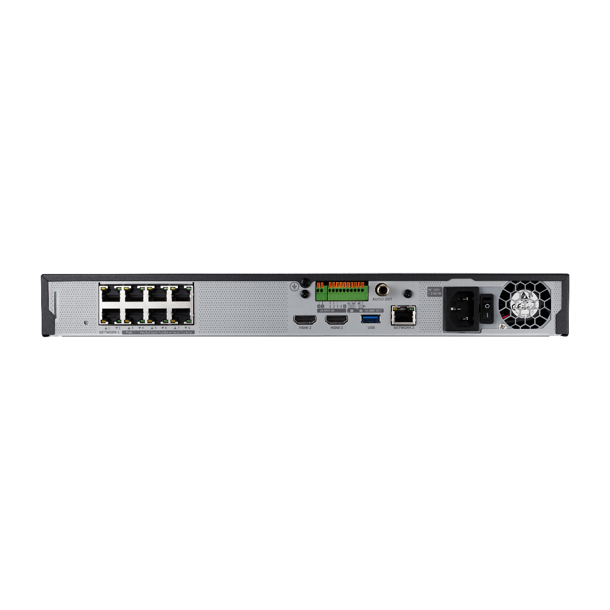 Hanwha CT-XRN-815S Wisenet  8CH 8MP AI NVR with PoE Switch