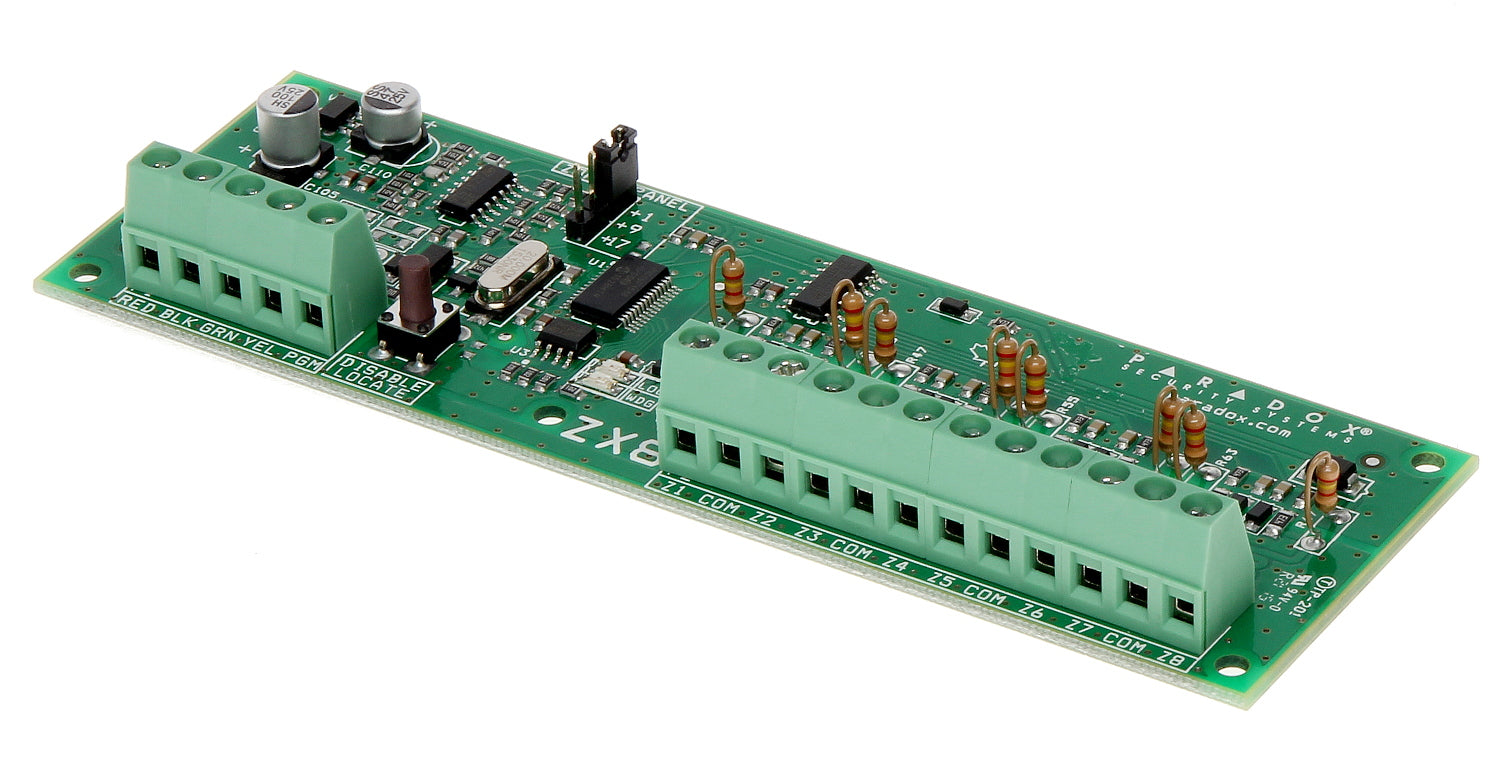 Paradox ZX8SP 8-Zone Expansion Module PCB - PDX-ZX8SP V5.0 | For Spectra SP Series Security Panels