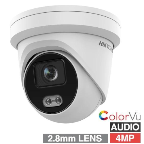 Hikvision DS 2CD2347G2-LU 4MP ColorVu Fixed Turret Network Camera