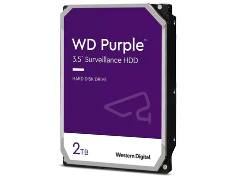西数紫色监控硬盘2TB 
