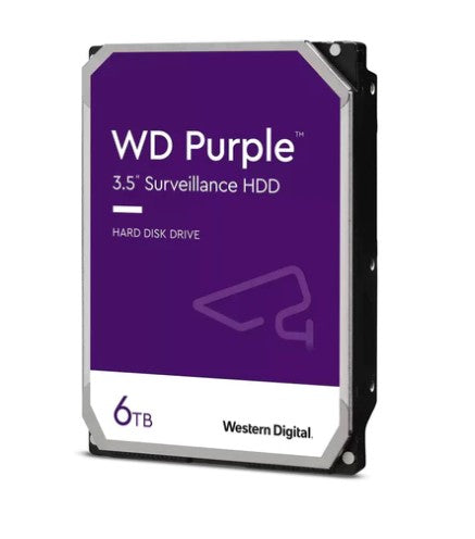 西数紫色监控硬盘6TB 
