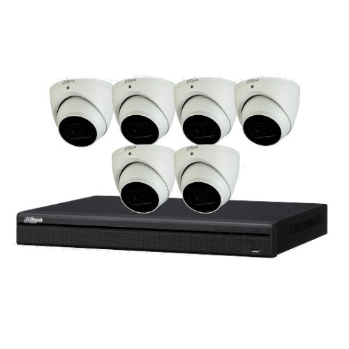 Dahua DH-IPC-HDW3866EMP-S-AUS 6x Cameras with 8CH Ai NVR System (8MP C