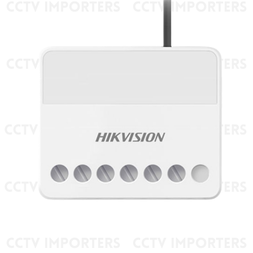 Hikvision AX PRO सीरीज DS-PM1-O1L-WB रिले मॉड्यूल