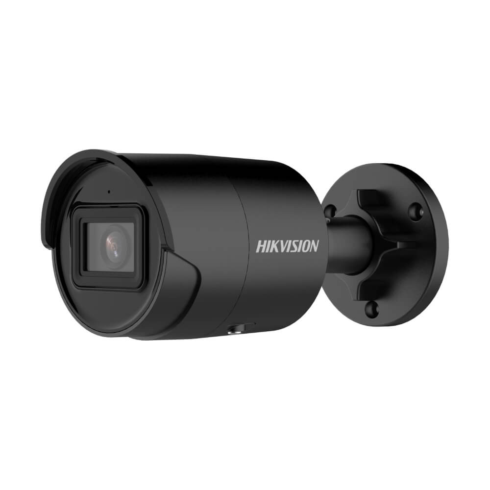 Hikvision DS-2CD2066G2-IU 6MP आउटडोर मिनी बुलेट कैमरा एक्यूसेंस ब्लैक के साथ