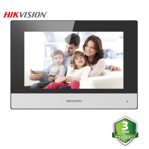 Hikvision 7-इंच टच स्क्रीन इंडोर रूम स्टेशन वीडियो इंटरकॉम वाईफाई के साथ