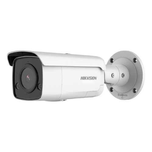 Hikvision Acusense DS-2CD2T46G2-ISU/SL IP बुलेट कैमरा 4MP 2.8mm लेंस (इनबिल्ट ऑडियो स्पीकर और स्ट्रोब)