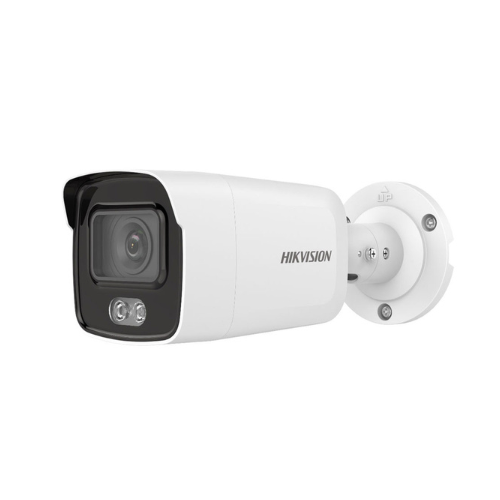 Hikvision DS-2CD2047G2-LU 4MP Gen2 आउटडोर ColorVu मिनी बुलेट कैमरा एक्यूसेन्स और माइक 30m सफ़ेद LED 2.8mm के साथ